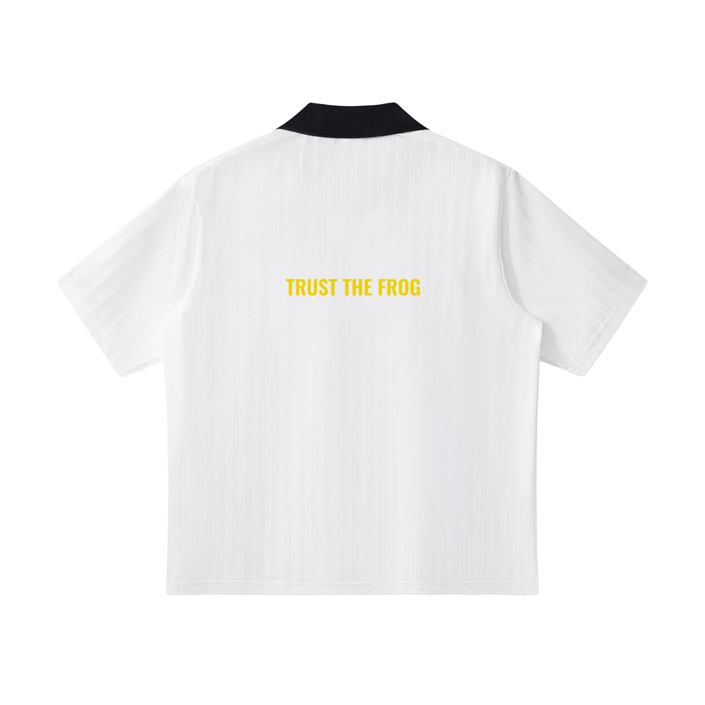 02// 5-MEO-DMT ARSENAL_RT00072_Trust the Frog_Contrast Collar Striped Soccer Jersey0