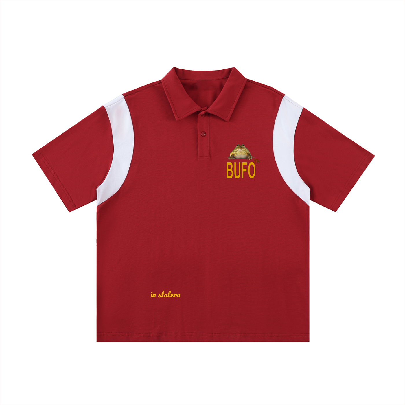 06 // PSILOCYBIN CLUSTER_(PL0006)_Short Sleeve_Polo_Short Sleeve_Contrast Panel Cotton Polo Shirt