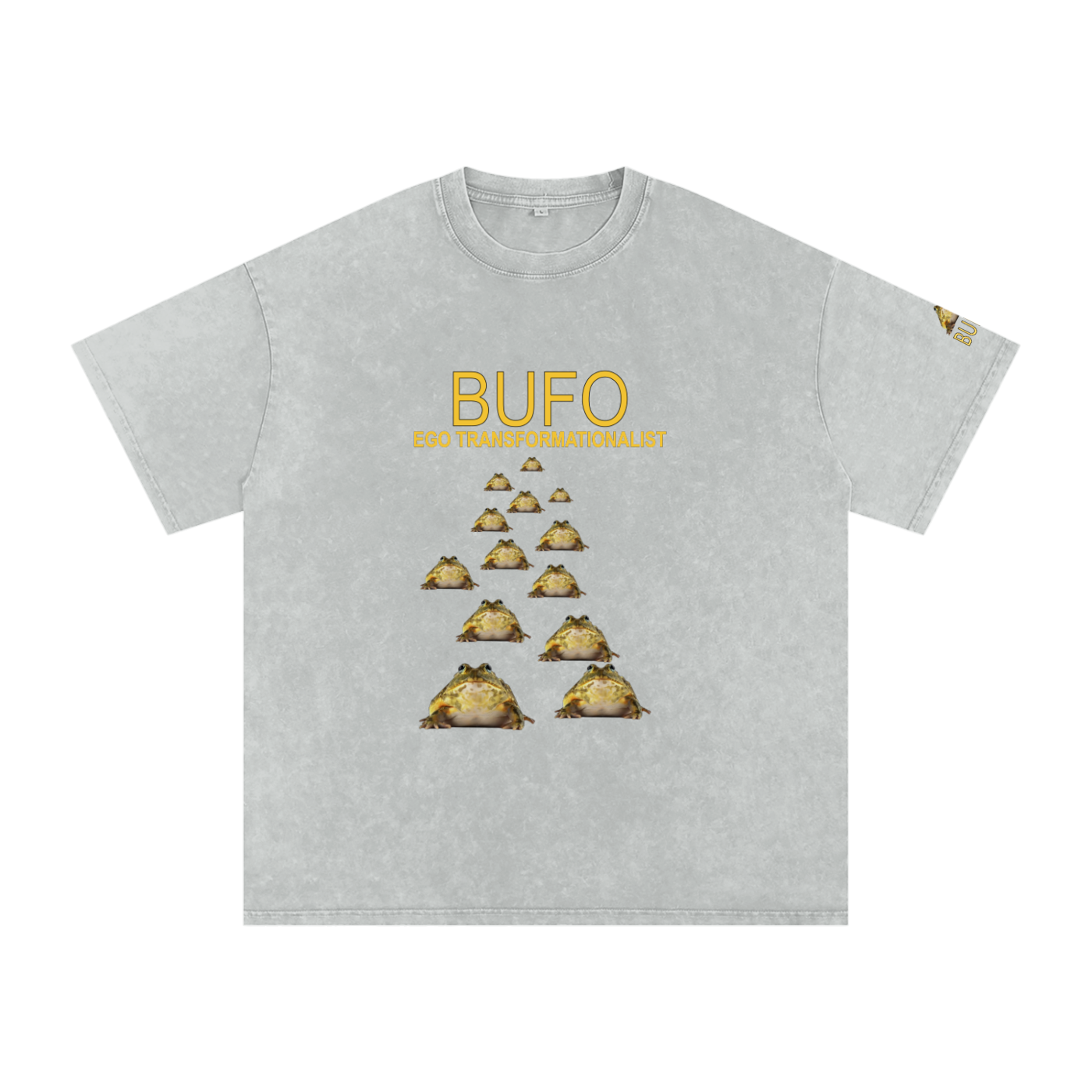 02// 5-MEO-DMT ARSENAL_R00037_Snow Washed Oversized Cotton T-Shirt