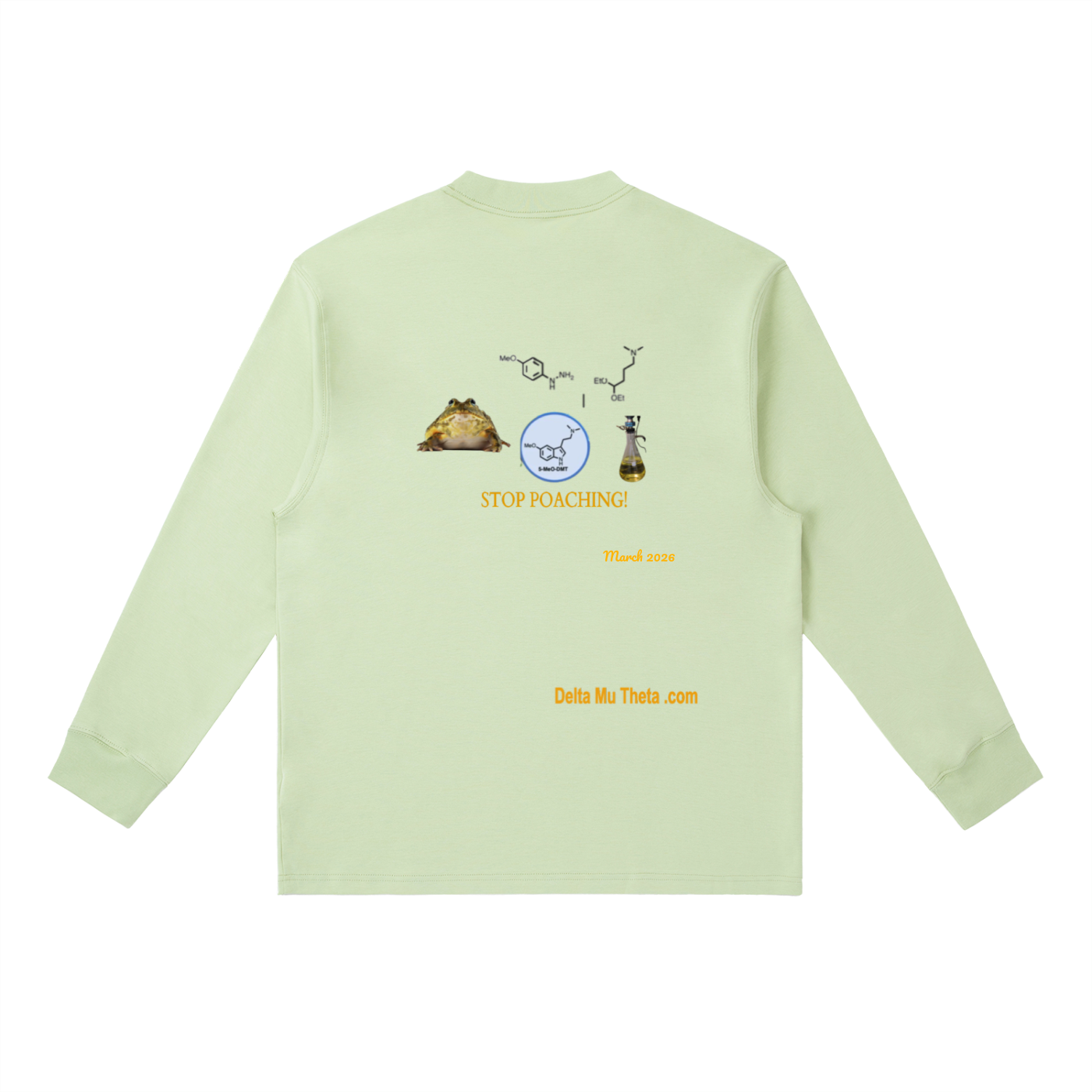 02 // 5-MEO-DMT ARSENAL // MARCH 2026 PETITION // [RT0061]_Essential Crewneck Long-Sleeve T-Shirt