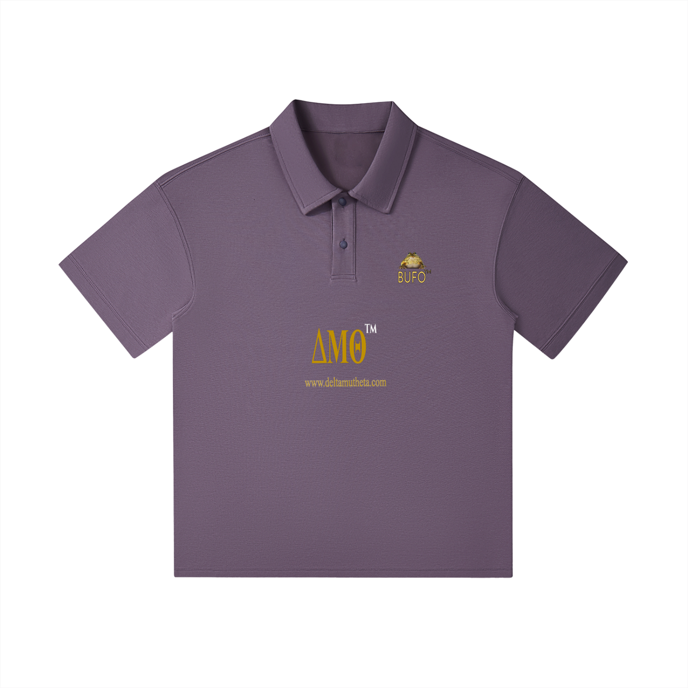 01//Ibogaine Batch_PL005Drop Shoulder Short-Sleeve Polo