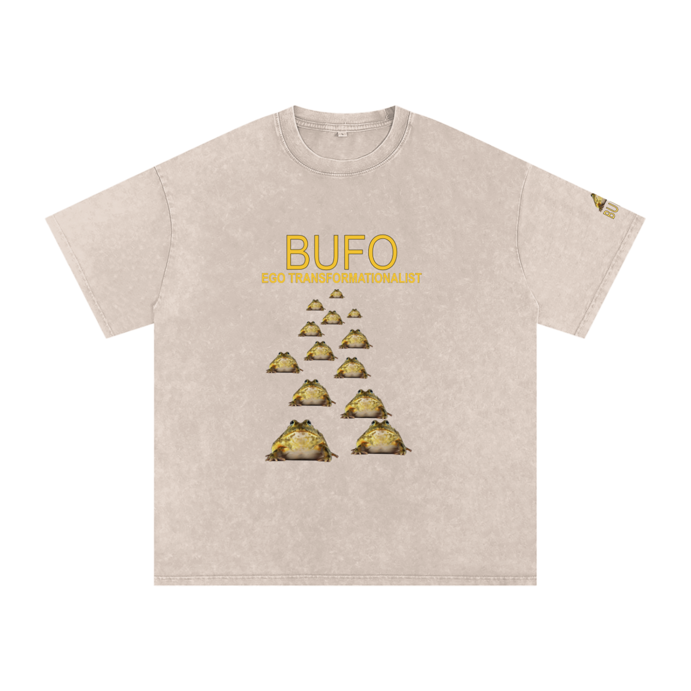 02// 5-MEO-DMT ARSENAL_R00037_Snow Washed Oversized Cotton T-Shirt