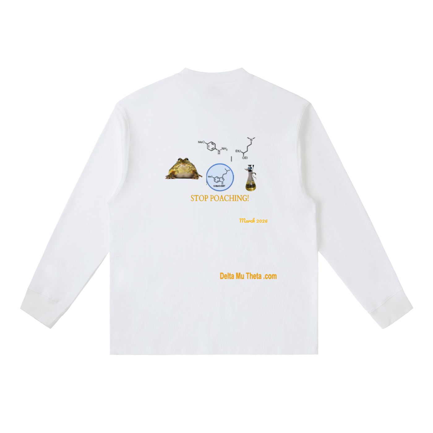 02 // 5-MEO-DMT ARSENAL // MARCH 2026 PETITION // [RT0061]_Essential Crewneck Long-Sleeve T-Shirt
