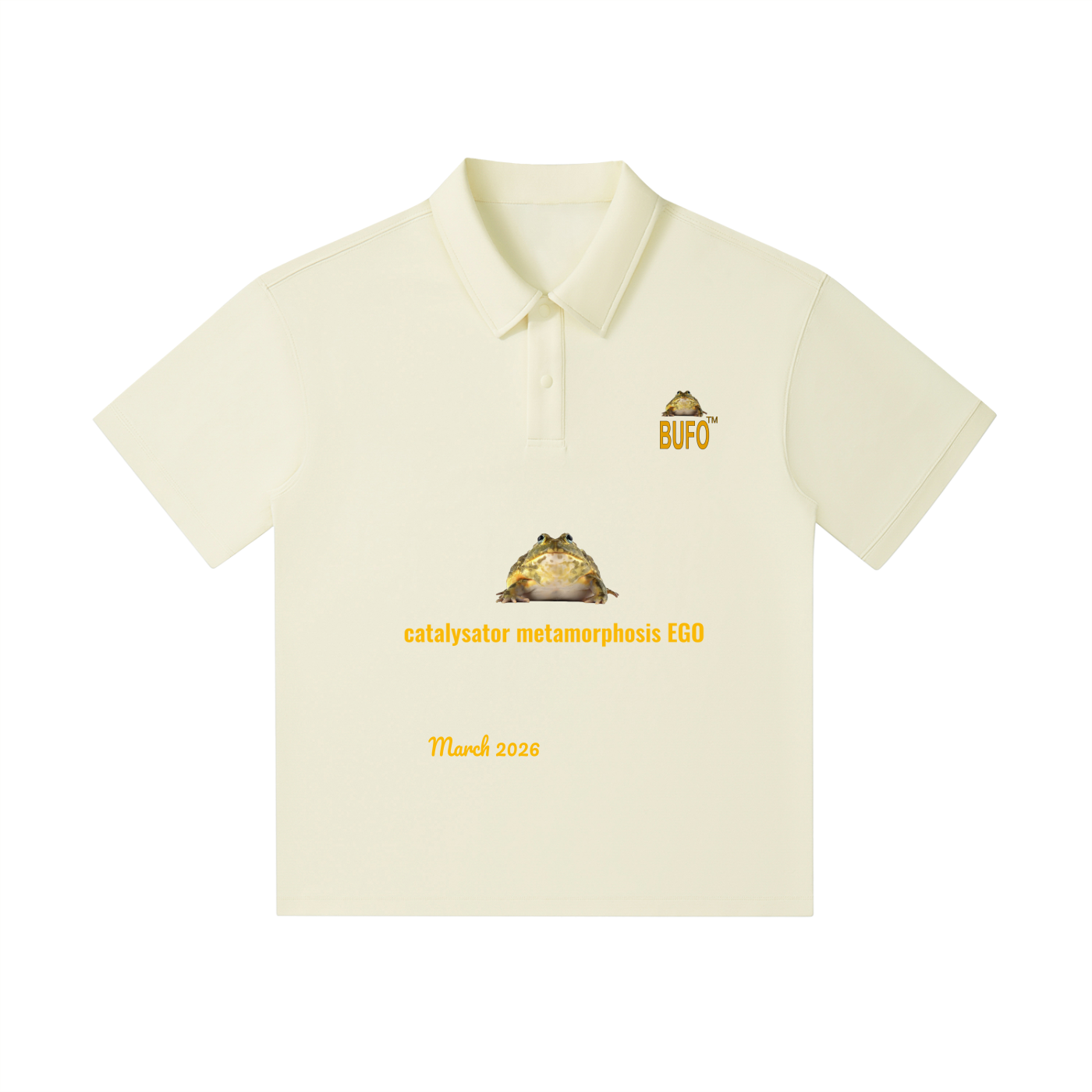 00 // BUFO'S CLOSET_02 // 5-MEO-DMT ARSENAL_March 2026_(PL0005)_Drop Shoulder Short-Sleeve Polo