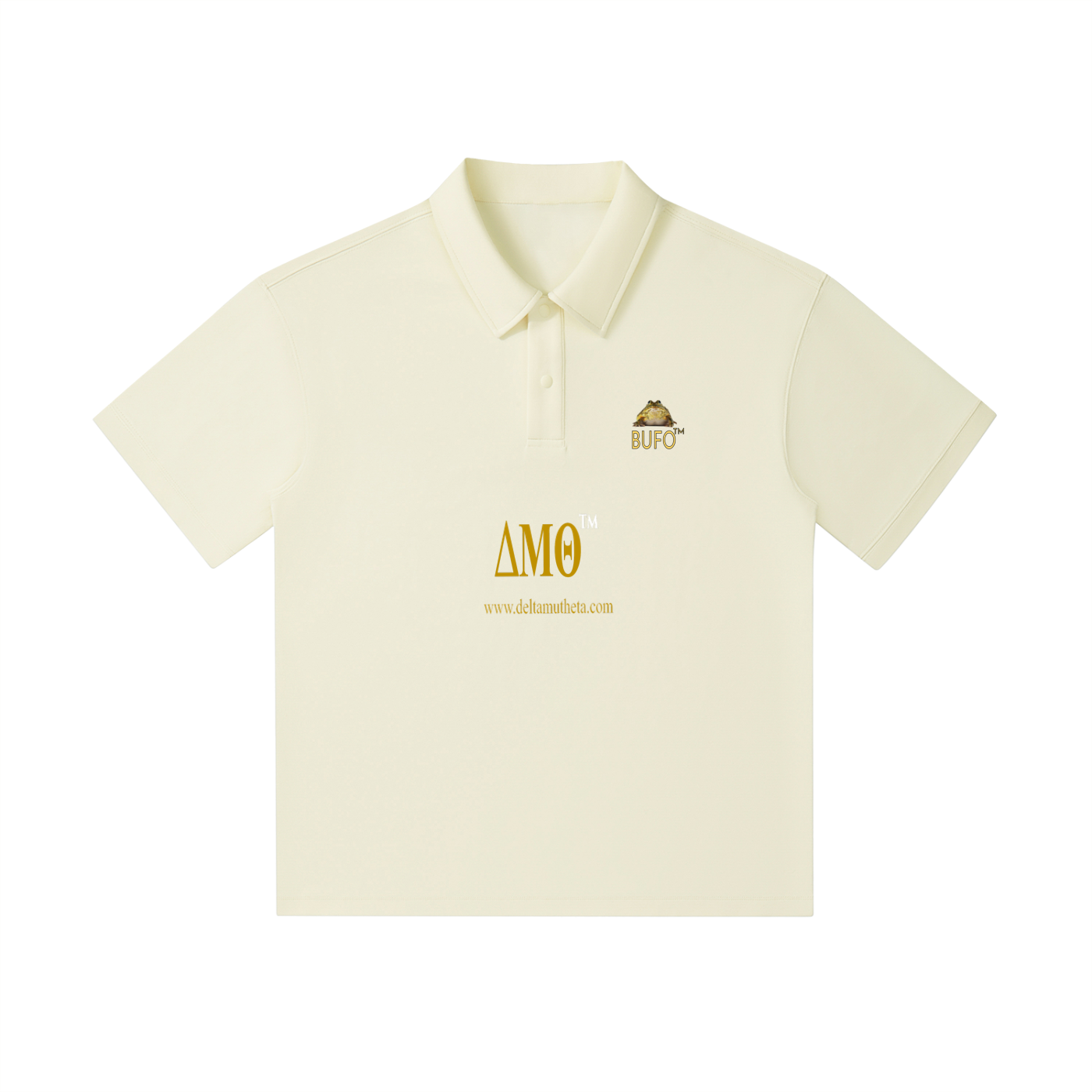 01//Ibogaine Batch_PL005Drop Shoulder Short-Sleeve Polo