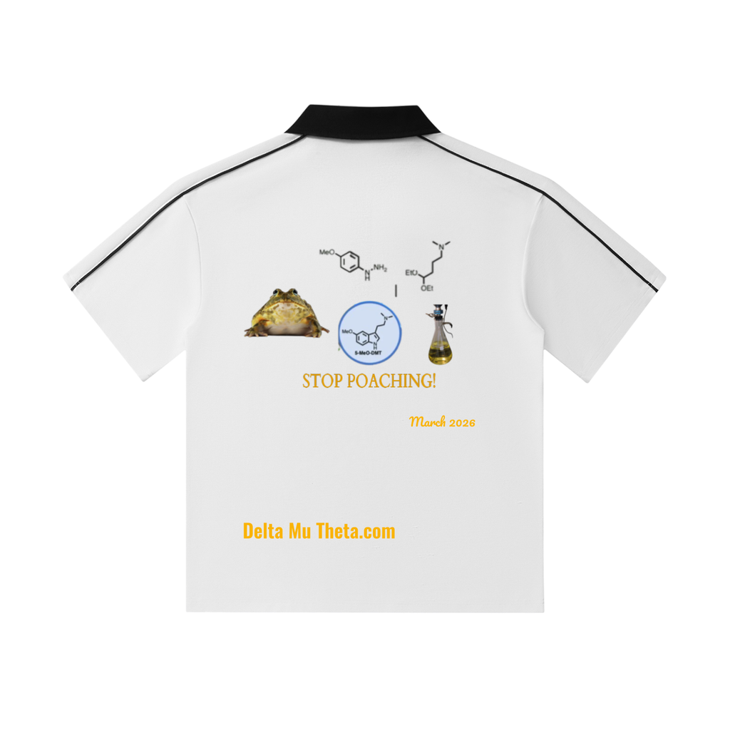 02 // 5-MEO-DMT ARSENAL // MARCH 2026 PETITION // CONTRAST COLLAR POLO [PL0004]