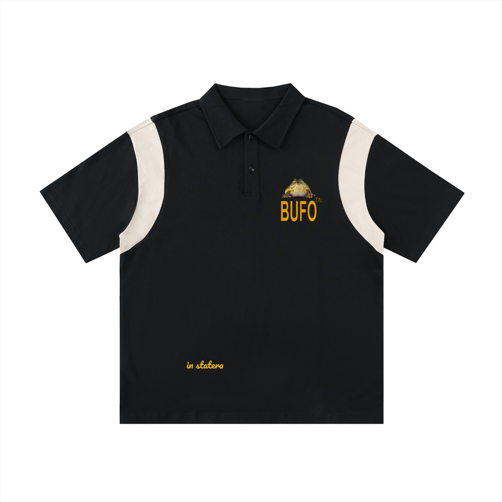 06 // PSILOCYBIN CLUSTER_(PL0006)_Short Sleeve_Polo_Short Sleeve_Contrast Panel Cotton Polo Shirt