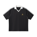 02// 5-MEO-DMT ARSENAL_RT00072_Trust the Frog_Contrast Collar Striped Soccer Jersey0