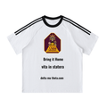 02 // 5-MEO-DMT ARSENAL _(RT0047)_Signed 2026_BUFO_Short Sleeve_Contrast Panel Cotton Polo Shirt
