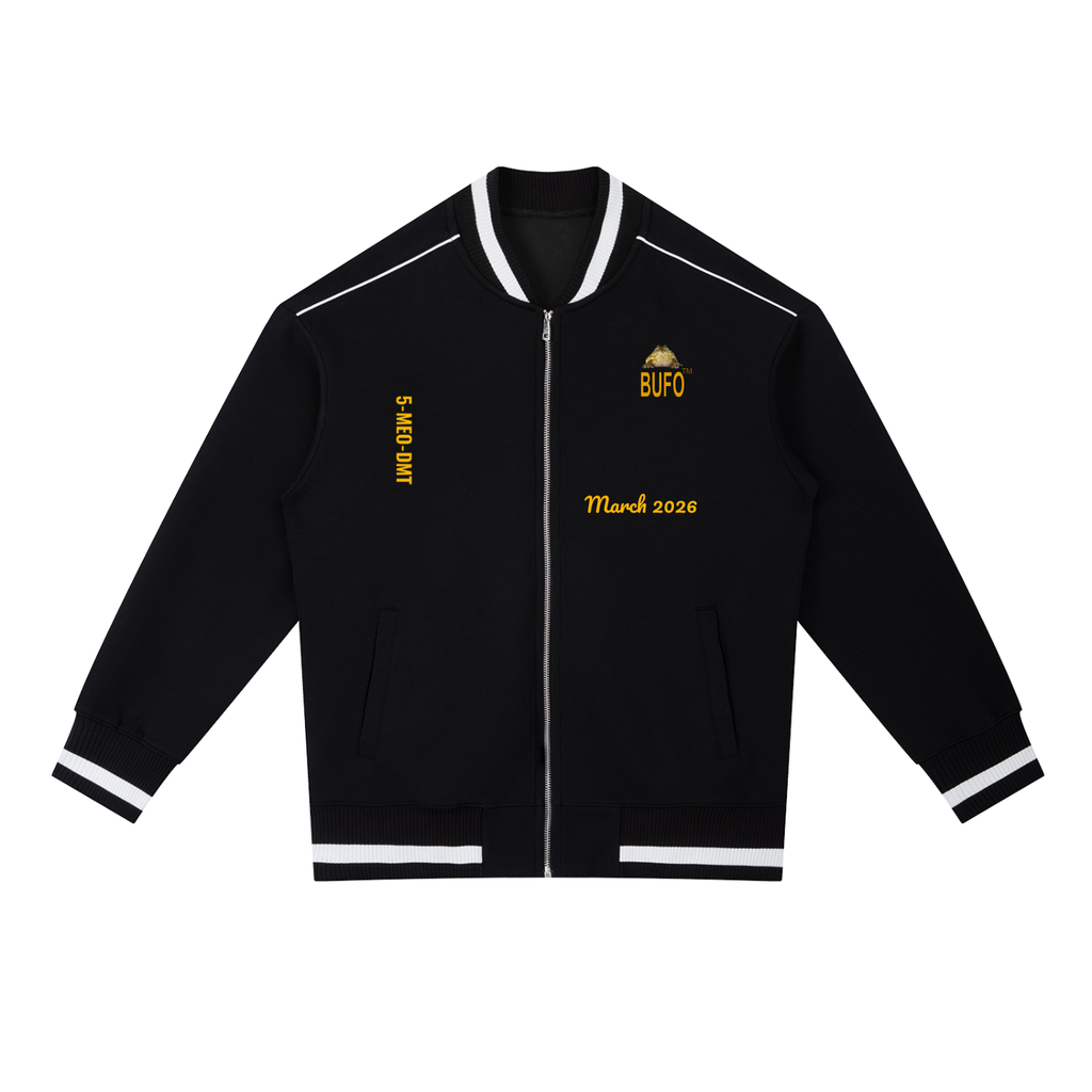 00 // BUFO'S CLOSET_02 // 5-MEO-DMT ARSENAL_March 2026_(RQ00354)_Contrast Piping Zip Bomber Jacket