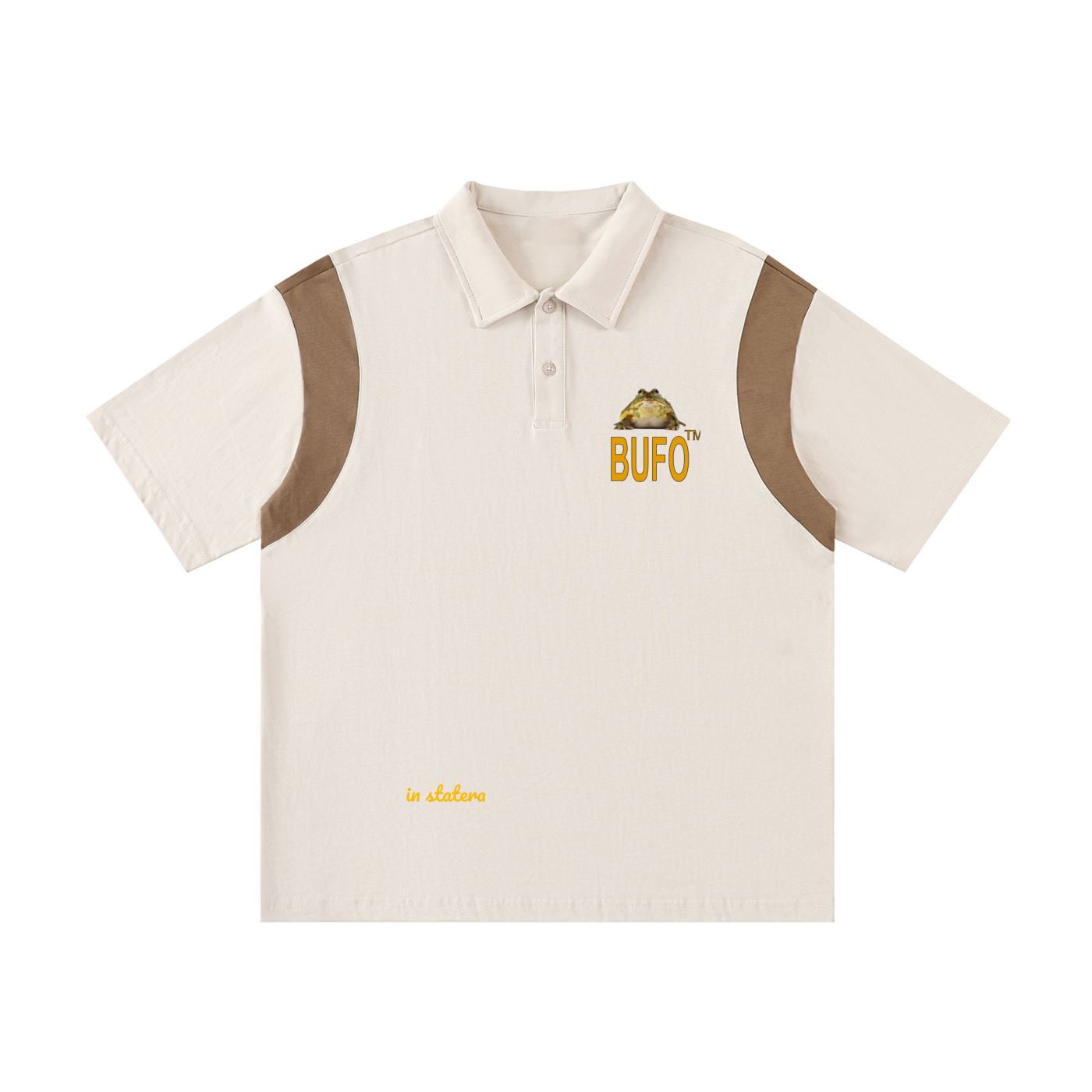 06 // PSILOCYBIN CLUSTER_(PL0006)_Short Sleeve_Polo_Short Sleeve_Contrast Panel Cotton Polo Shirt