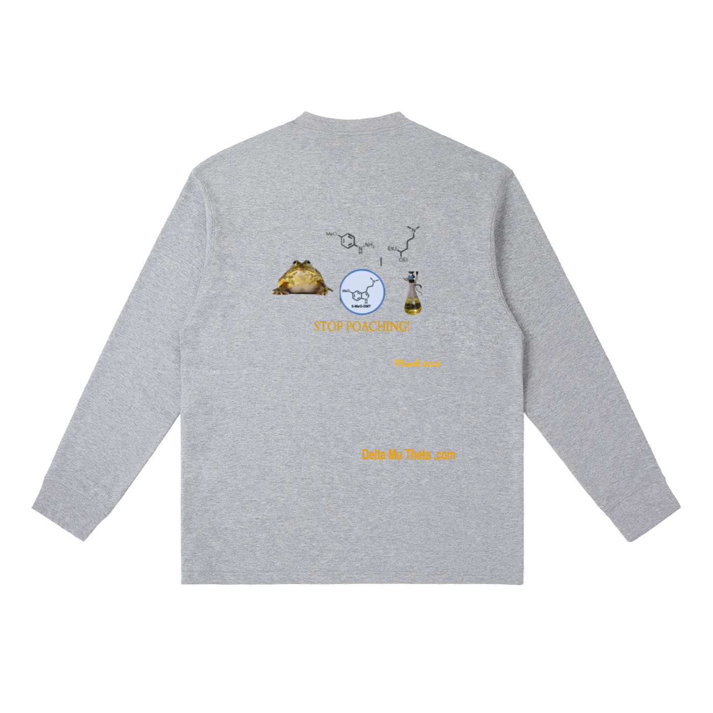 02 // 5-MEO-DMT ARSENAL // MARCH 2026 PETITION // [RT0061]_Essential Crewneck Long-Sleeve T-Shirt