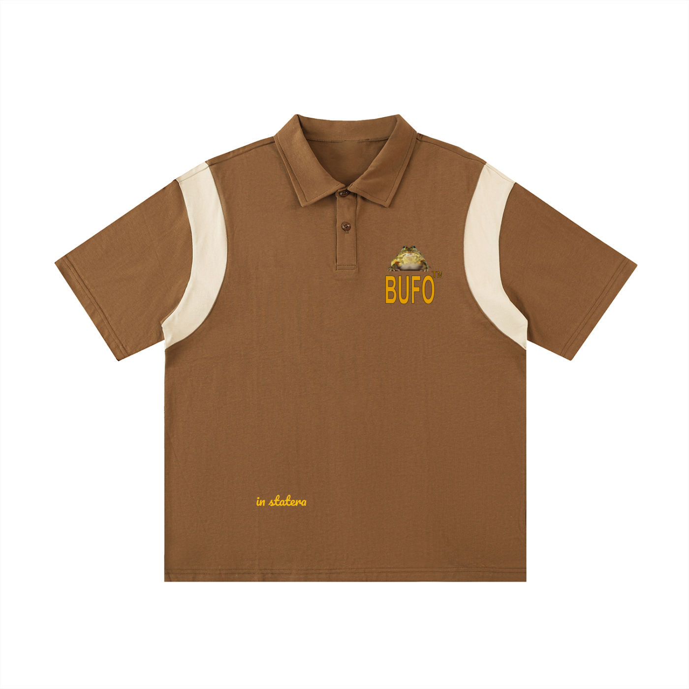 06 // PSILOCYBIN CLUSTER_(PL0006)_Short Sleeve_Polo_Short Sleeve_Contrast Panel Cotton Polo Shirt