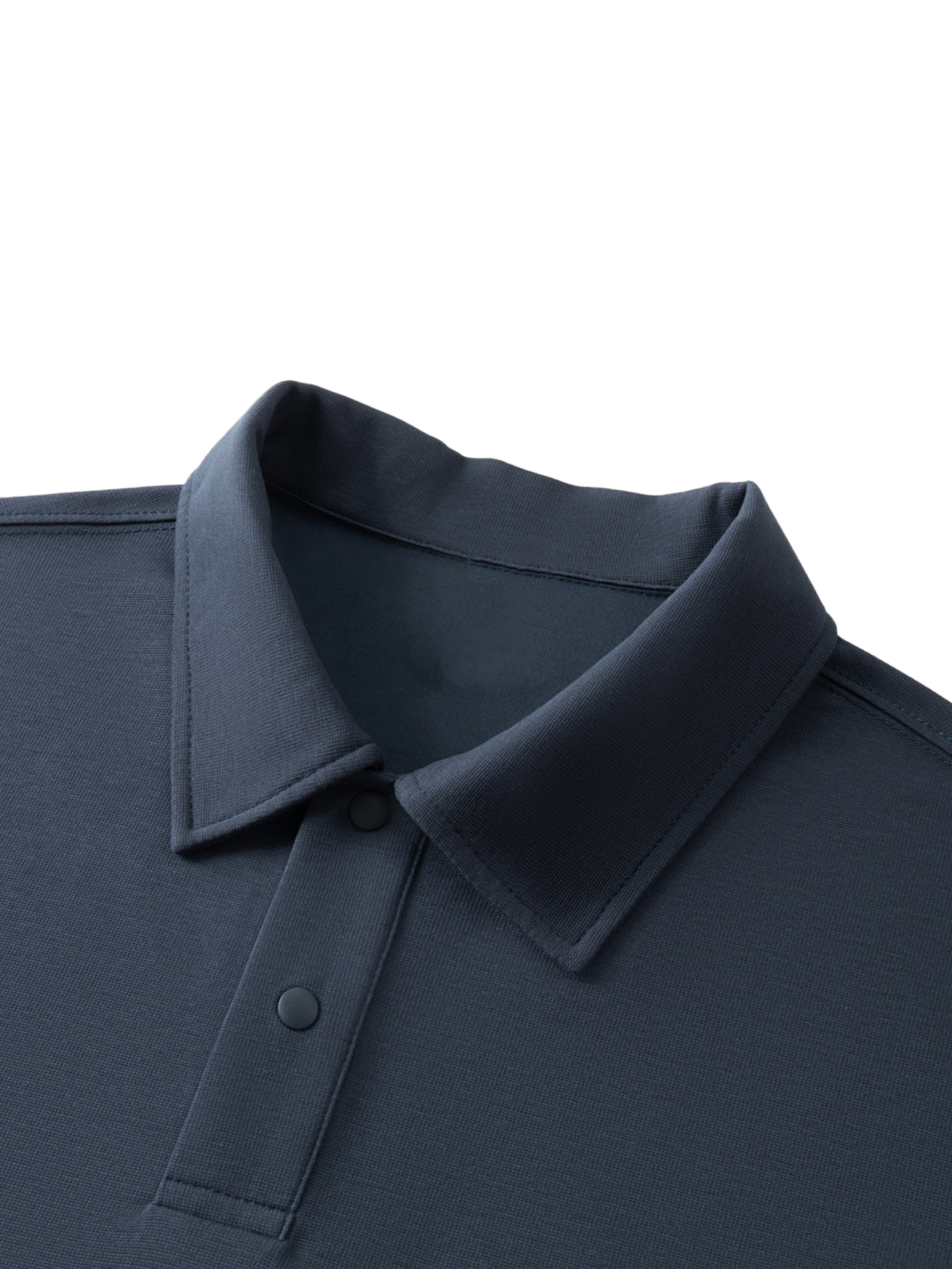 Drop Shoulder Short-Sleeve Polo