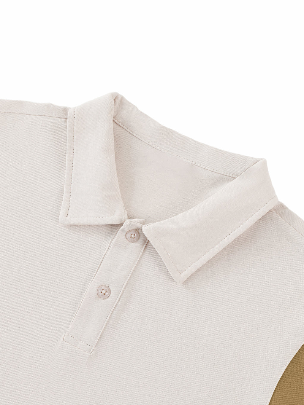 06 // PSILOCYBIN CLUSTER_(PL0006)_Short Sleeve_Polo_Short Sleeve_Contrast Panel Cotton Polo Shirt